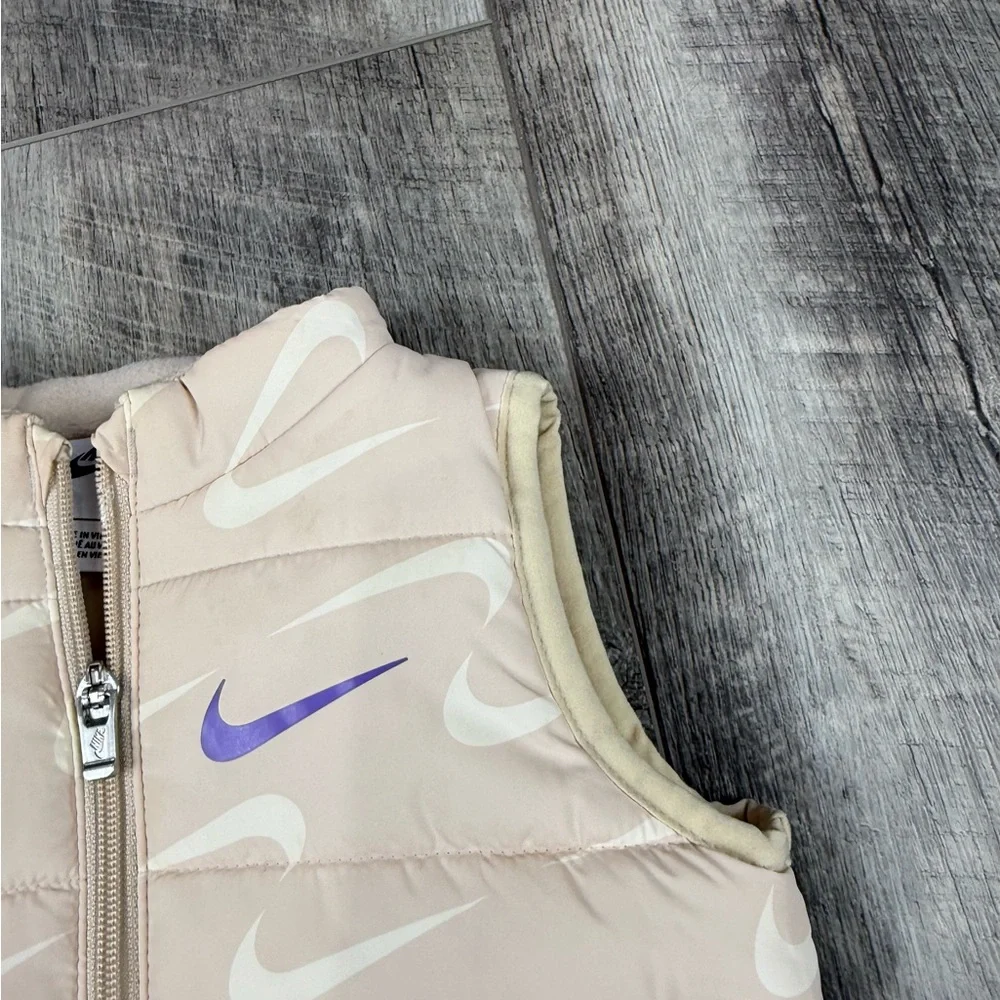 Nike Kids Tan Puffer Vest‎